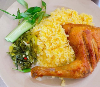 Cơm Gà Gốc Tư Đùi Mắm Tỏi